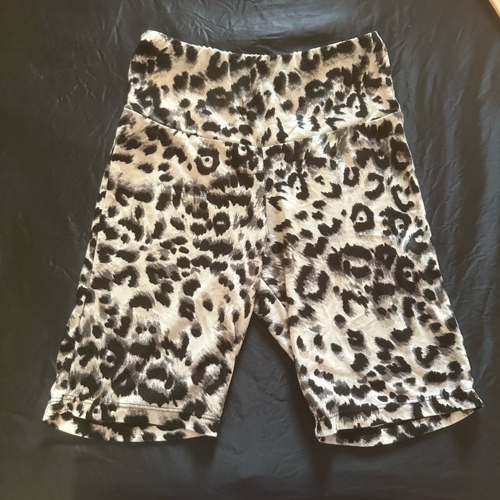Leopard print shorts